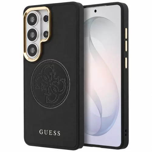 Guess - Perforált Logó MagSafe (GUHMS26L5PG4SRGK) - Samsung Galaxy S26 Ultra - Fekete