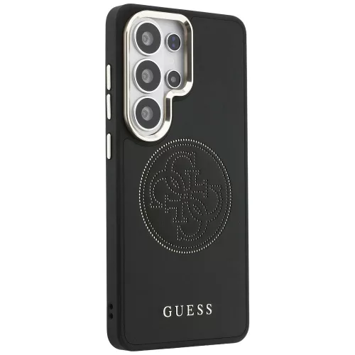 Guess - Perforált Logó MagSafe (GUHMS26L5PG4SRGK) - Samsung Galaxy S26 Ultra - Fekete