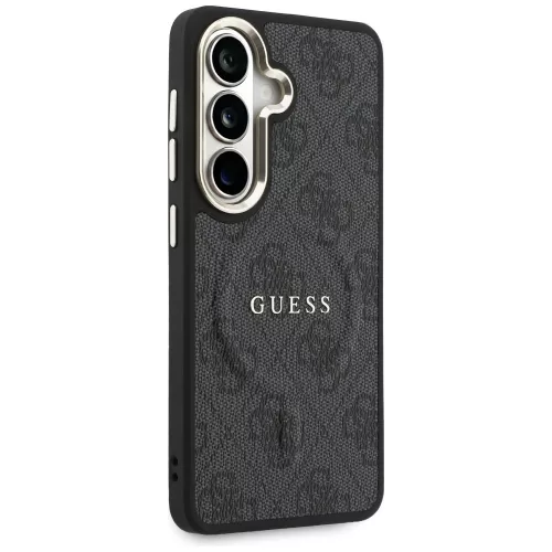 Guess - 4G Dombornyomott Gyűrű MagSafe (GUHMS26SP4MSEGCK) - Samsung Galaxy S26 - Fekete