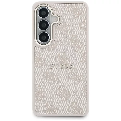 Guess - 4G Dombornyomott Gyűrű MagSafe (GUHMS26SP4MSEGCP) - Samsung Galaxy S26 - Rózsaszín
