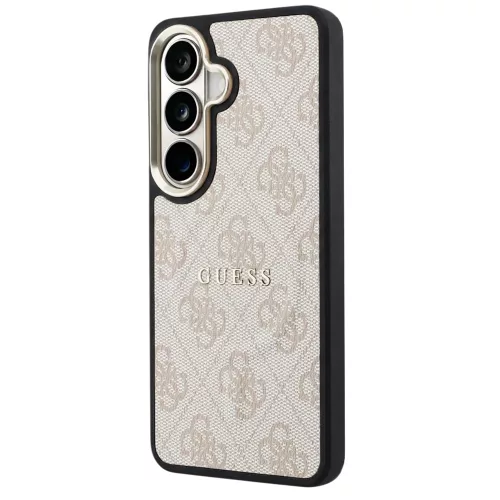 Guess - 4G Dombornyomott Gyűrű MagSafe (GUHMS26SP4MSEGCP) - Samsung Galaxy S26 - Rózsaszín