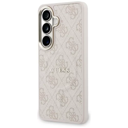 Guess - 4G Dombornyomott Gyűrű MagSafe (GUHMS26SP4MSEGCP) - Samsung Galaxy S26 - Rózsaszín