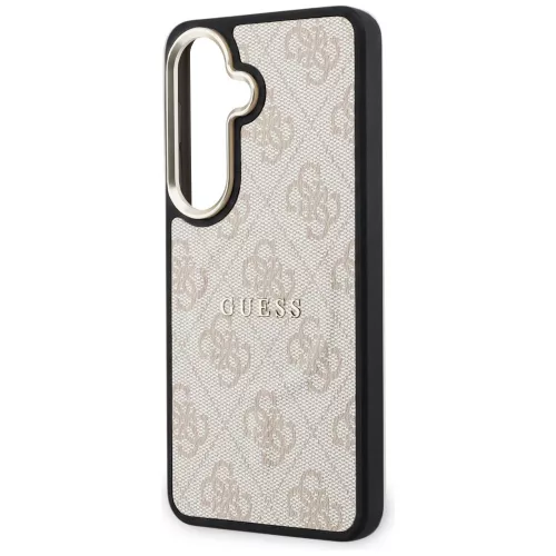 Guess - 4G Dombornyomott Gyűrű MagSafe (GUHMS26SP4MSEGCP) - Samsung Galaxy S26 - Rózsaszín