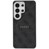 Guess - 4G Dombornyomott Gyűrű MagSafe (GUHMS26LP4MSEGCK) - Samsung Galaxy S26 Ultra - Fekete