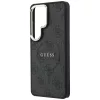 Guess - 4G Dombornyomott Gyűrű MagSafe (GUHMS26LP4MSEGCK) - Samsung Galaxy S26 Ultra - Fekete