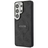 Guess - 4G Dombornyomott Gyűrű MagSafe (GUHMS26LP4MSEGCK) - Samsung Galaxy S26 Ultra - Fekete