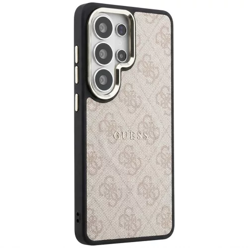 Guess - 4G Dombornyomott Gyűrű MagSafe (GUHMS26LP4MSEGCP) - Samsung Galaxy S26 Ultra - Rózsaszín