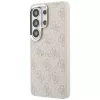 Guess - 4G Dombornyomott Gyűrű MagSafe (GUHMS26LP4MSEGCP) - Samsung Galaxy S26 Ultra - Rózsaszín