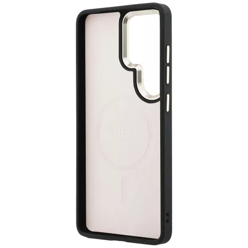 Guess - 4G Dombornyomott Gyűrű MagSafe (GUHMS26LP4MSEGCP) - Samsung Galaxy S26 Ultra - Rózsaszín