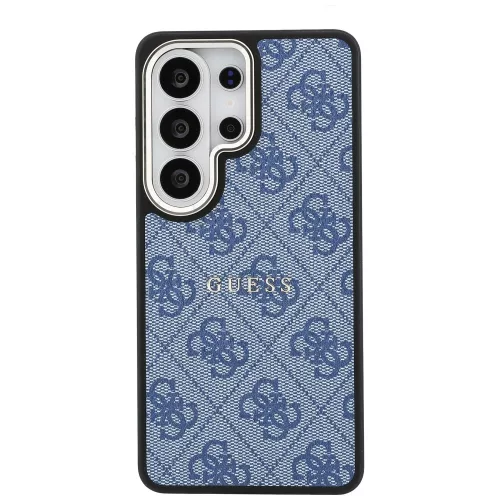 Guess - 4G Dombornyomott Gyűrű MagSafe (GUHMS26LP4MSEGCB) - Samsung Galaxy S26 Ultra - Kék