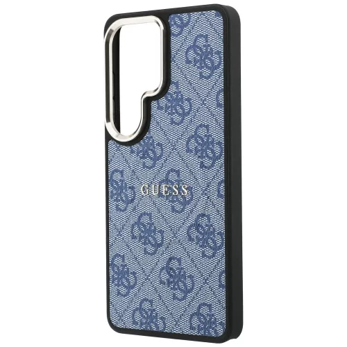 Guess - 4G Dombornyomott Gyűrű MagSafe (GUHMS26LP4MSEGCB) - Samsung Galaxy S26 Ultra - Kék