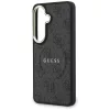 Guess - 4G Dombornyomott Gyűrű MagSafe (GUHMS26MP4MSEGCK) - Samsung Galaxy S26 Plus - Fekete