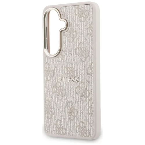 Guess - 4G Dombornyomott Gyűrű MagSafe (GUHMS26MP4MSEGCP) - Samsung Galaxy S26 Plus - Rózsaszín