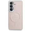 Karl Lagerfeld - Wrapped Leather with Karl RSG Logo MagSafe (KLHMS26SPSKRSGEP) - Samsung Galaxy S26 - Pink