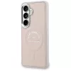 Karl Lagerfeld - Wrapped Leather with Karl RSG Logo MagSafe (KLHMS26SPSKRSGEP) - Samsung Galaxy S26 - Pink