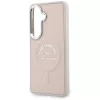 Karl Lagerfeld - Wrapped Leather with Karl RSG Logo MagSafe (KLHMS26SPSKRSGEP) - Samsung Galaxy S26 - Pink