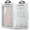 Karl Lagerfeld - Wrapped Leather with Karl RSG Logo MagSafe (KLHMS26SPSKRSGEP) - Samsung Galaxy S26 - Pink