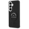 Karl Lagerfeld - Wrapped Leather with Karl RSG Logo MagSafe (KLHMS26SPSKRSGEK) - Samsung Galaxy S26 - Black