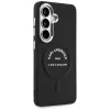 Karl Lagerfeld - Wrapped Leather with Karl RSG Logo MagSafe (KLHMS26SPSKRSGEK) - Samsung Galaxy S26 - Black