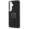 Karl Lagerfeld - Wrapped Leather with Karl RSG Logo MagSafe (KLHMS26SPSKRSGEK) - Samsung Galaxy S26 - Black