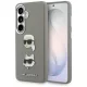 Karl Lagerfeld -  Wrapped Leather Saffiano with with K&C Head Pin (KLHCS26SPSFDHPOG) - Samsung Galaxy S26 - Grey