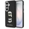 Karl Lagerfeld - Wrapped Leather Saffiano with with K&C Head Pin (KLHCS26SPSFDHPOK) - Samsung Galaxy S26 - Black