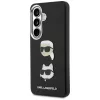 Karl Lagerfeld - Wrapped Leather Saffiano with with K&C Head Pin (KLHCS26SPSFDHPOK) - Samsung Galaxy S26 - Black
