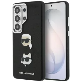   Karl Lagerfeld - Wrapped Leather Saffiano with with K&C Head Pin (KLHCS26LPSFDHPOK) - Samsung Galaxy S26 Ultra - Black