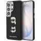 Karl Lagerfeld - Wrapped Leather Saffiano with with K&C Head Pin (KLHCS26LPSFDHPOK) - Samsung Galaxy S26 Ultra - Black