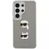 Karl Lagerfeld - Wrapped Leather Saffiano with with K&C Head Pin (KLHCS26LPSFDHPOG) - Samsung Galaxy S26 Ultra - Grey