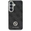 Guess - Strassz Kerek Logó MagSafe (GUHMS26SP4GRMDEK) - Samsung Galaxy S26 - Fekete
