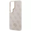Guess - Strassz Kerek Logó MagSafe (GUHMS26LP4GRMDEP) - Samsung Galaxy S26 Ultra - Rózsaszín