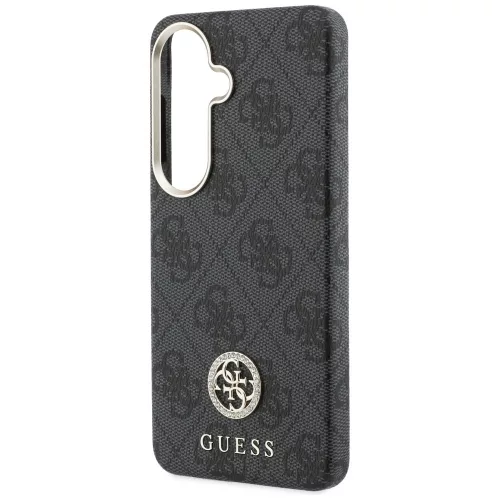 Guess - Strassz Kerek Logó MagSafe (GUHMS26MP4GRMDEK) - Samsung Galaxy S26 Plus - Fekete