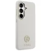 Guess - Strassz Kerek Logó MagSafe (GUHMS26SPGCRMDEE) - Samsung Galaxy S26 - Bézs
