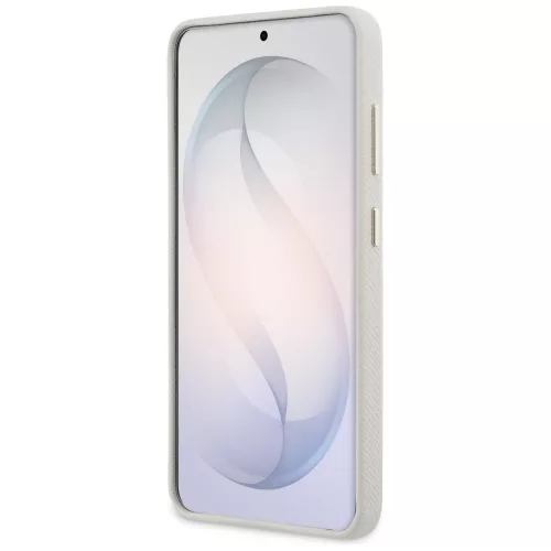 Guess - Strassz Kerek Logó MagSafe (GUHMS26SPGCRMDEE) - Samsung Galaxy S26 - Bézs