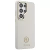 Guess - Strassz Kerek Logó MagSafe (GUHMS26LPGCRMDEE) - Samsung Galaxy S26 Ultra - Bézs