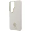 Guess - Strassz Kerek Logó MagSafe (GUHMS26LPGCRMDEE) - Samsung Galaxy S26 Ultra - Bézs