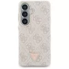 Guess - 4G Háromszög Logó MagSafe (GUHMS26SP4GTDGMP) - Samsung Galaxy S26 - Rózsaszín