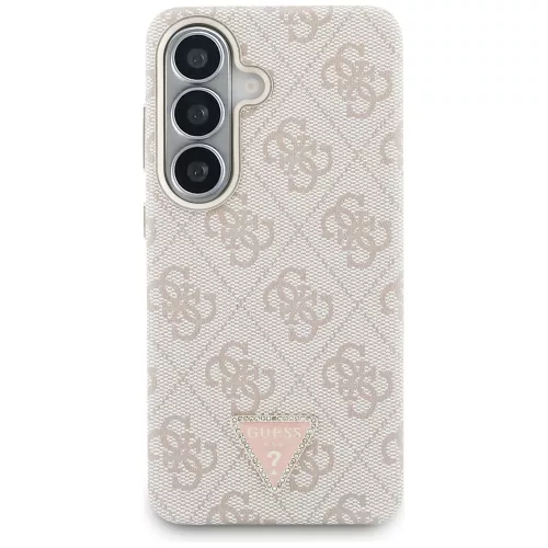 Guess - 4G Háromszög Logó MagSafe (GUHMS26SP4GTDGMP) - Samsung Galaxy S26 - Rózsaszín