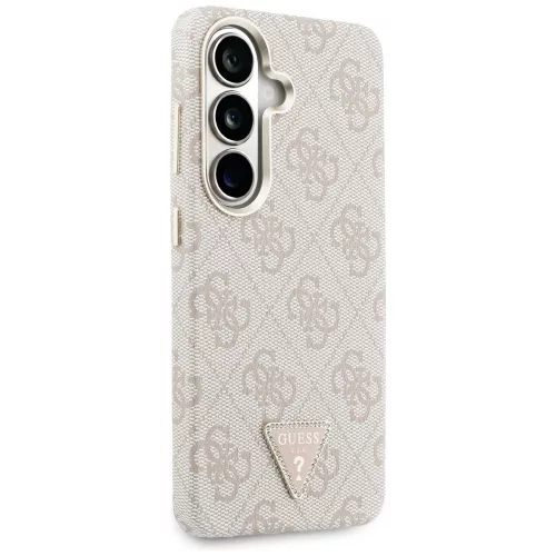 Guess - 4G Háromszög Logó MagSafe (GUHMS26SP4GTDGMP) - Samsung Galaxy S26 - Rózsaszín