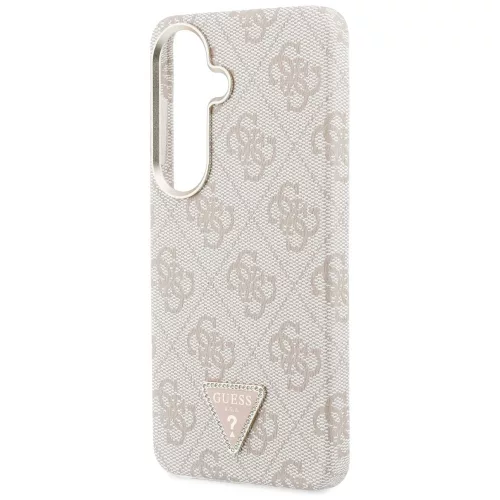 Guess - 4G Háromszög Logó MagSafe (GUHMS26SP4GTDGMP) - Samsung Galaxy S26 - Rózsaszín