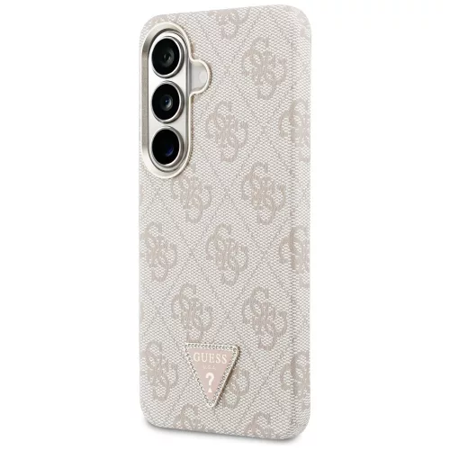 Guess - 4G Háromszög Logó MagSafe (GUHMS26SP4GTDGMP) - Samsung Galaxy S26 - Rózsaszín