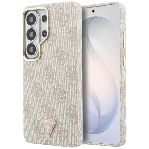 Guess - 4G Háromszög Logó MagSafe (GUHMS26LP4GTDGMP) - Samsung Galaxy S26 Ultra - Rózsaszín