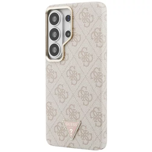 Guess - 4G Háromszög Logó MagSafe (GUHMS26LP4GTDGMP) - Samsung Galaxy S26 Ultra - Rózsaszín