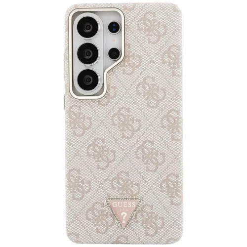 Guess - 4G Háromszög Logó MagSafe (GUHMS26LP4GTDGMP) - Samsung Galaxy S26 Ultra - Rózsaszín
