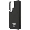 Guess - Rögzített Csillámos Háromszög Logó MagSafe (GUHMS26LPFGTSCMK) - Samsung Galaxy S26 Ultra - Fekete