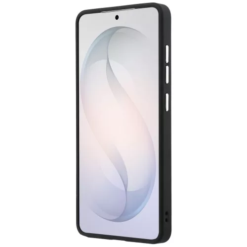 Guess - Rögzített Csillámos Háromszög Logó MagSafe (GUHMS26LPFGTSCMK) - Samsung Galaxy S26 Ultra - Fekete