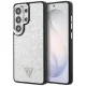 Guess - Rögzített Csillámos Háromszög Logó MagSafe (GUHMS26LPFGTSCMS) - Samsung Galaxy S26 Ultra - Ezüst
