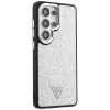 Guess - Rögzített Csillámos Háromszög Logó MagSafe (GUHMS26LPFGTSCMS) - Samsung Galaxy S26 Ultra - Ezüst