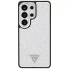 Guess - Rögzített Csillámos Háromszög Logó MagSafe (GUHMS26LPFGTSCMS) - Samsung Galaxy S26 Ultra - Ezüst